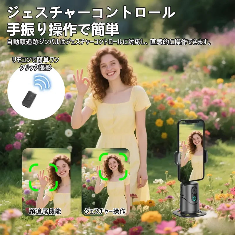 AI自動顔追跡ジンバル（Q12）